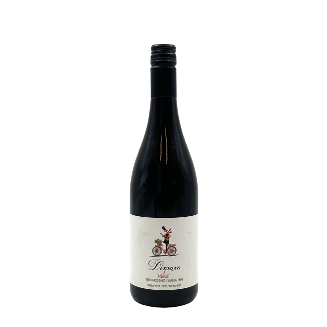 ΔΙΤΡΟΧΟ ΕΡΥΘΡΟΣ MERLOT 750ml