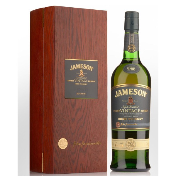 JAMESON VINTAGE RESERVE 2007 46%vol 70cl