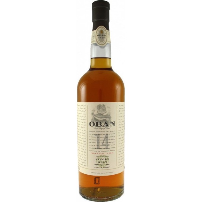 OBAN 14 YEARS 43% vol 70cl MALT
