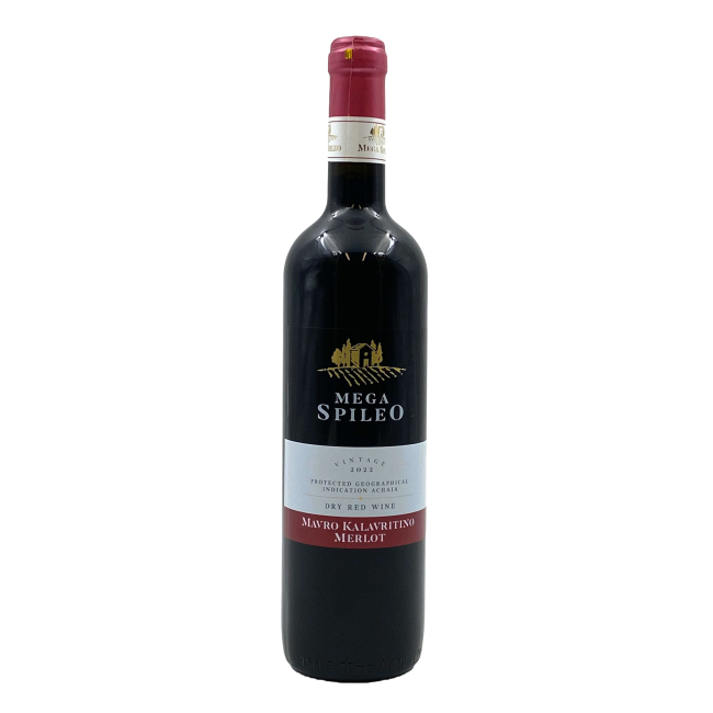 ΜΕΓΑ ΣΠΗΛΑΙΟ ΜΑΥΡΟ ΚΑΛΑΒΡΥΤΙΝΟ MERLOT 75cl