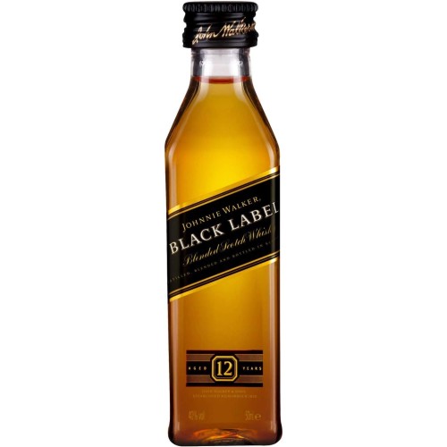 JOHNNIE BLACK LABEL 12 YEARS 5cl