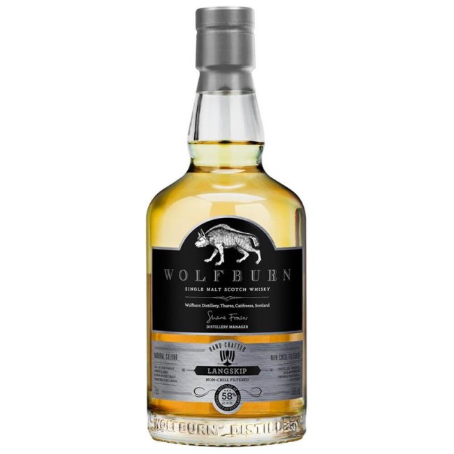 WOLFBURN LANGSKIP SINGLE MALT WHISKY 58%vol 70cl