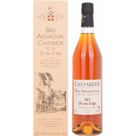CASTAREDE XO FRENCH ARMAGNAC 40% 70cl