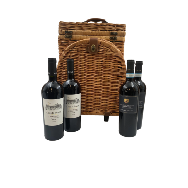 ΠΙΚ-ΝΙΚ BAMBOO ΒΑΛΙΤΣΑ ΜΕ ΡΟΔΕΣ