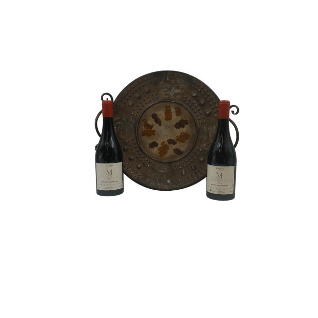 ΜΕΤΑΛΙΚΗ ΠΙΑΤΕΛΑ ΣΧΕΔΙΟ ΣΤΗ ΜΕΣΗ RUSTY MEDIUM