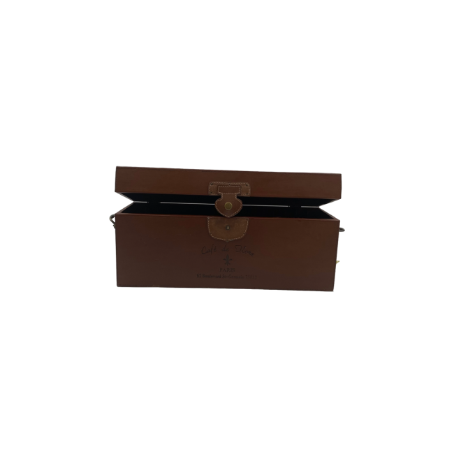 ΚΑΣΕΛΑΚΙ ΞΥΛΟ ΔΕΡΜΑ PARIS CD