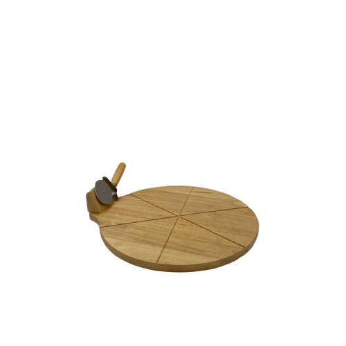 ΞΥΛΙΝΗ ΠΙΑΤΕΛΑ ΠΙΤΣΑΣ ΣΤΡΟΓΓΥΛΗ ΜΕ ΚΟΠΙΔΙ ΠΙΤΣΑΣ