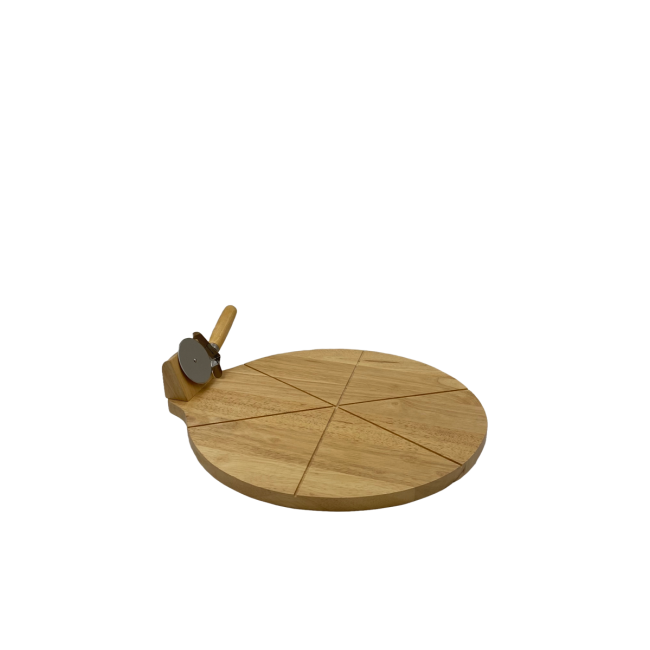 ΞΥΛΙΝΗ ΠΙΑΤΕΛΑ ΠΙΤΣΑΣ ΣΤΡΟΓΓΥΛΗ ΜΕ ΚΟΠΙΔΙ ΠΙΤΣΑΣ