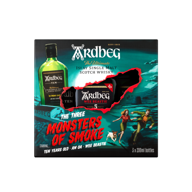 ARDBEG MONSTERS OF SMOKE vol.46.7% 3x20cl