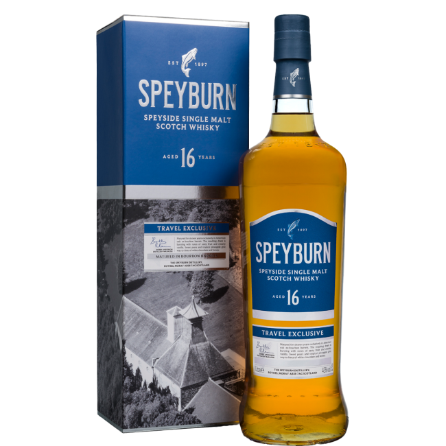 SPEYBURN 16 YO SPEYSIDE MALT SCOTCH WHISKY 43% 100cl