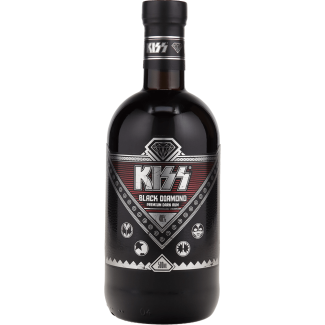 Kiss Black Diamond Rum 40% 500ml