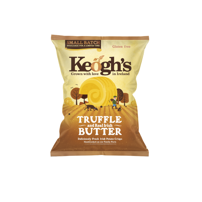 KEOGH'S CRISPS TRUFFLE & BUTTER 125gr
