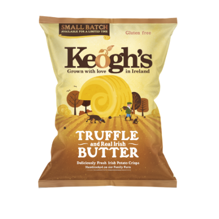 KEOGH'S CRISPS TRUFFLE & BUTTER 125gr