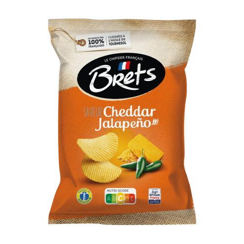 ΠΑΤΑΤΑΚΙΑ BRETS CHEDDAR JALAPENO 125gr