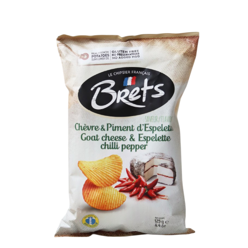 ΠΑΤΑΤΑΚΙΑ BRETS CHEVRE & ESPELETTE CHILLI 125gr