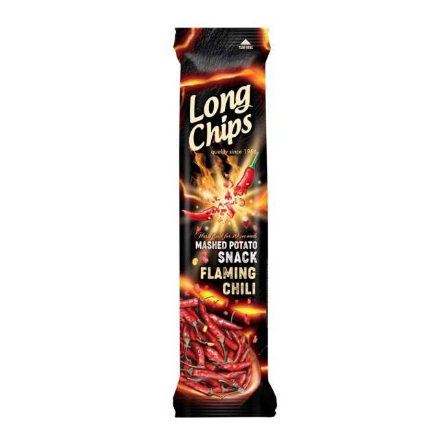 LONG CHIPS FLAMING CHILI 75gr