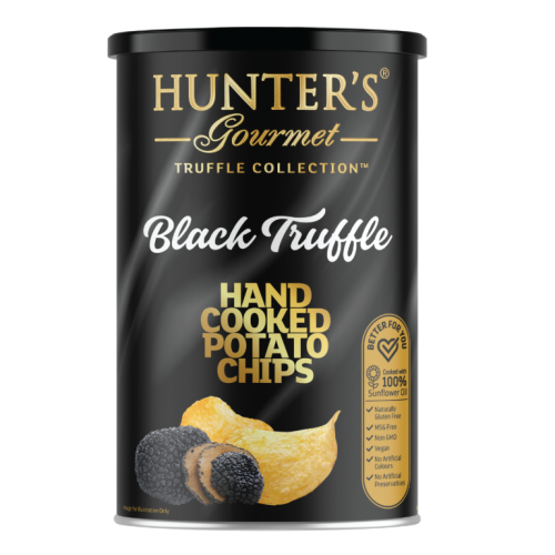 HUNTER'S GOURMET BLACK TRUFFLE CHIPS 150gr