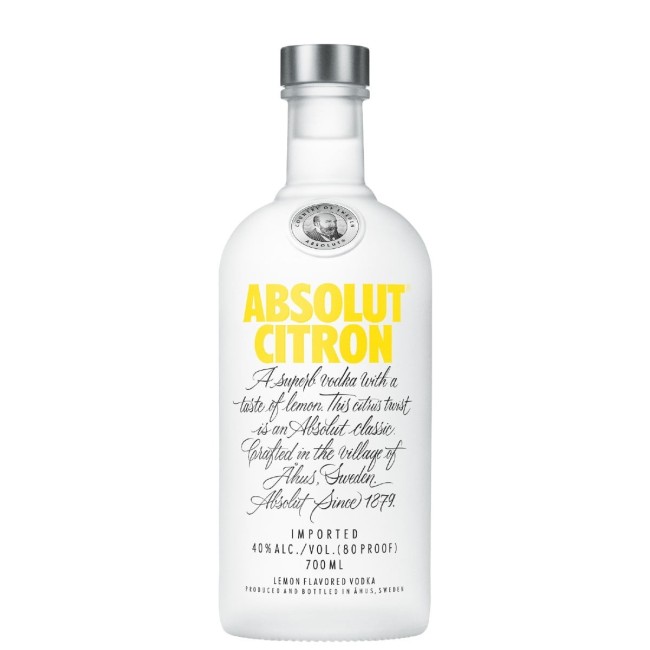 ABSOLUT VODKA CITRON 40%vol 70cl