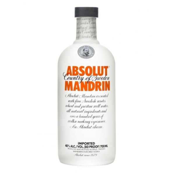 ABSOLUT VODKA MANDRIN 40%vol 70cl