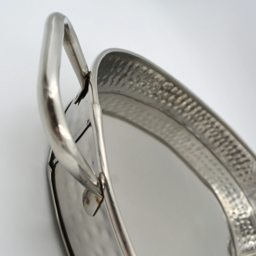 Δίσκος Stainless με 4 φιάλες