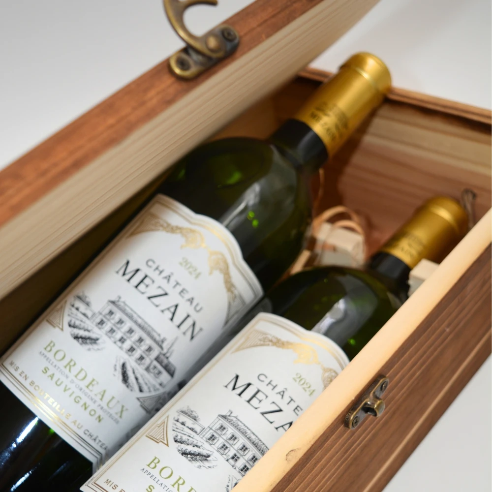 Μπαουλο Ξύλινο με 2 φιαλες