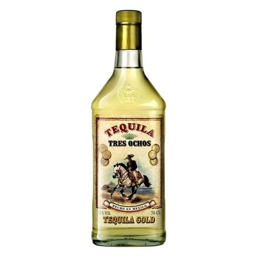 Tres Ochos Tequila Gold (888) 38%Vol 700ml
