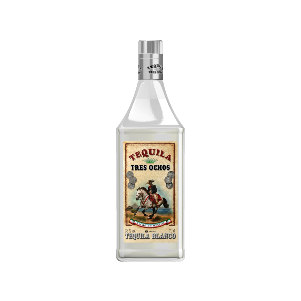 TRES OCHOS TEQUILA BLANCO (888) 38%vol 70cl