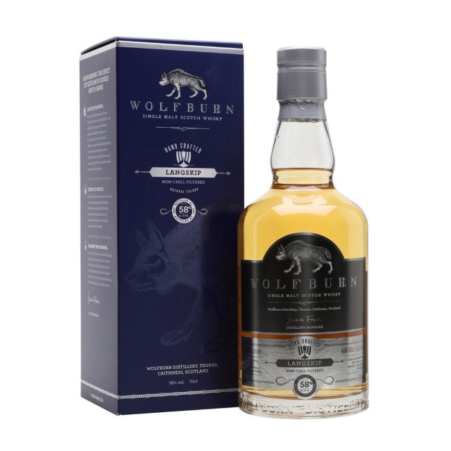 WOLFBURN LANGSKIP SINGLE MALT WHISKY 58%vol 70cl