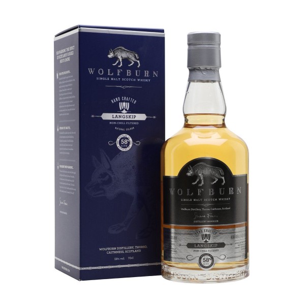 WOLFBURN LANGSKIP SINGLE MALT WHISKY 58%vol 70cl