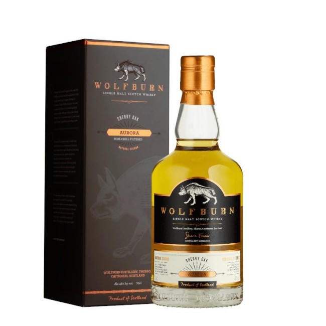 WOLFBURN AURORA SINGLE MALT WHISKY 46% 70cl