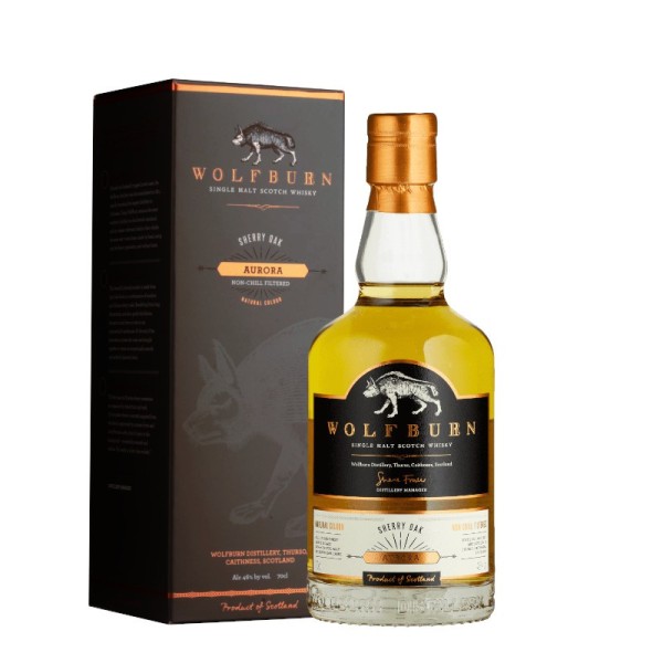 WOLFBURN AURORA SINGLE MALT WHISKY 46% 70cl